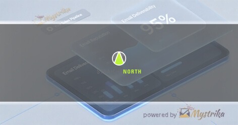 Straight North